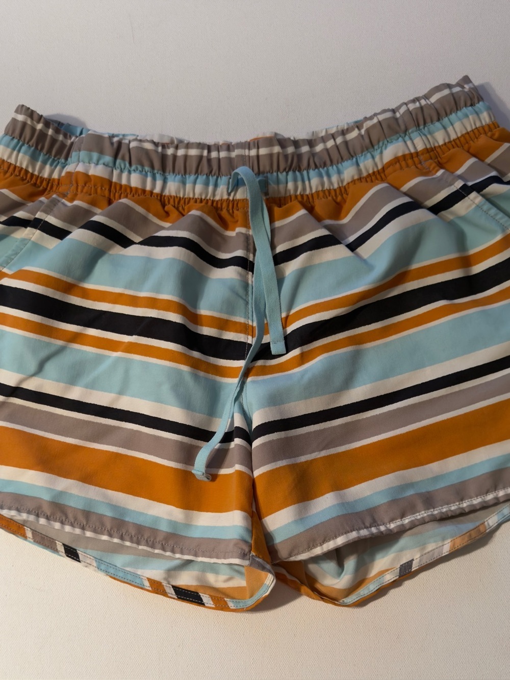 EUC Women's The North Face Striped Women’s Drawstring Shorts No Lining Size Med